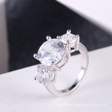 White zircon stone rings hot sale Wholesale wedding accessories